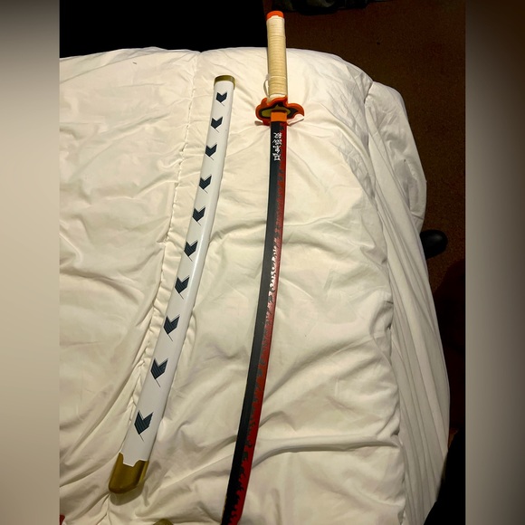 Other 39 Inch Plastic Rengoku Sword Demon Slayer Poshmark